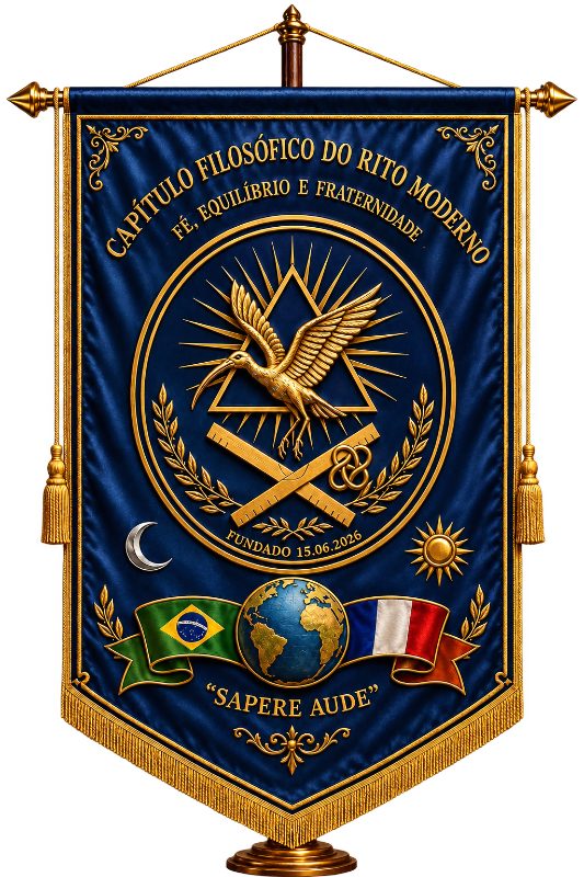 Capítulo Fé, Equilíbrio e Fraternidade 06, estamos chegando!!! Em 18/SET/26 nossa Sessão de Fundação.