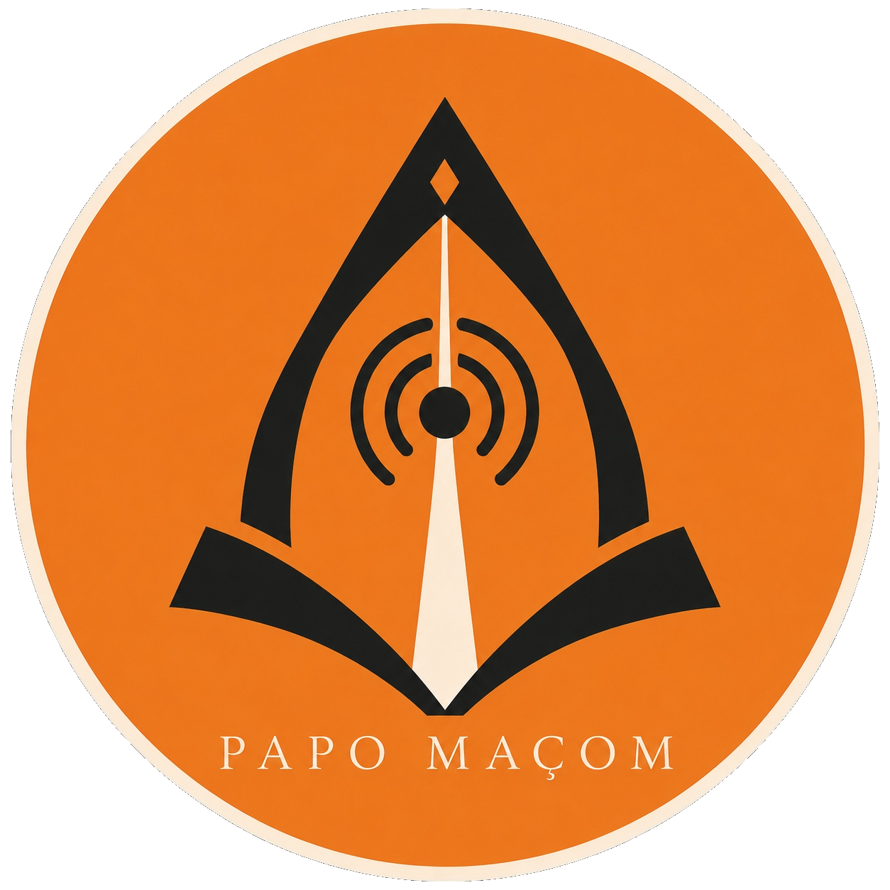 Logo Papo Maçom
